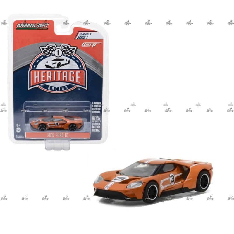 GreenLight   2017 Ford GT   HERITAGE RACING SERIES
