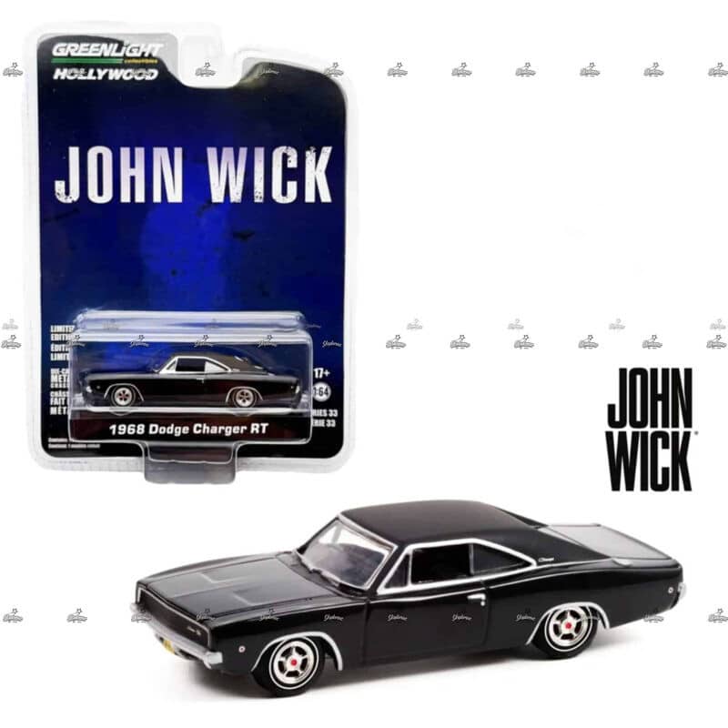 Greenlight  1968 Dodge Charger RT   HOLLYWOOD SERIES JOHN WICK