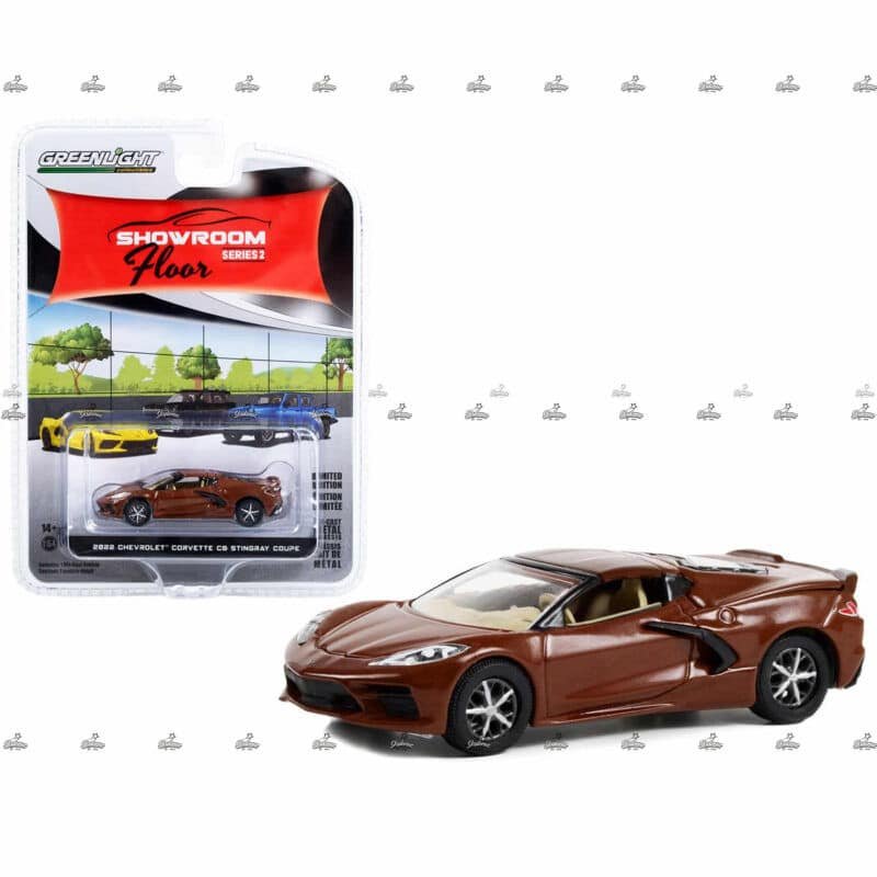 Greenlight   2022 Chevrolet Corvette C8 Stingray Coupe   Showroom Floor Series 2