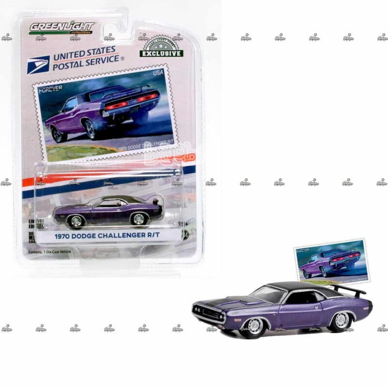 greenlight   1970 dodge challenger rt   usps exclusive