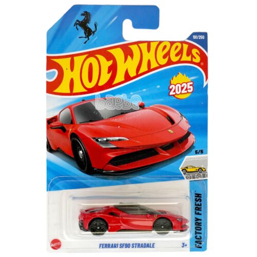hot wheels   ferrari sf90 stradale   factory fresh 2025