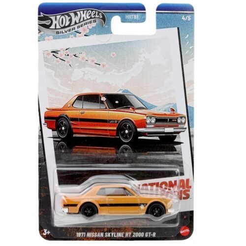 hot wheels silver series   1971 nissan skyline ht 2000 gt r   2025 national icons edition