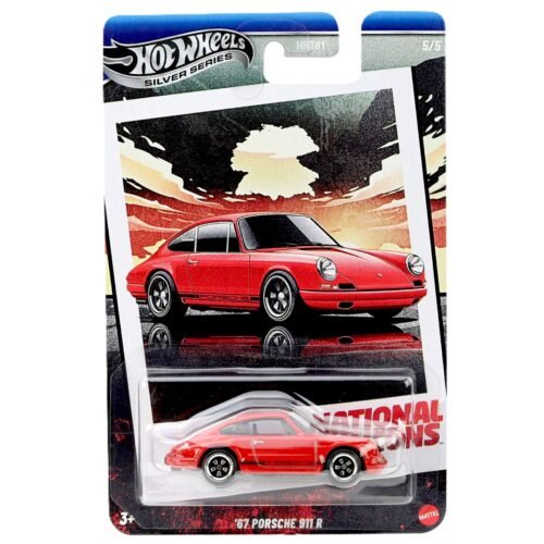 hot wheels silver series   67 porsche 911 r   2025 national icons edition
