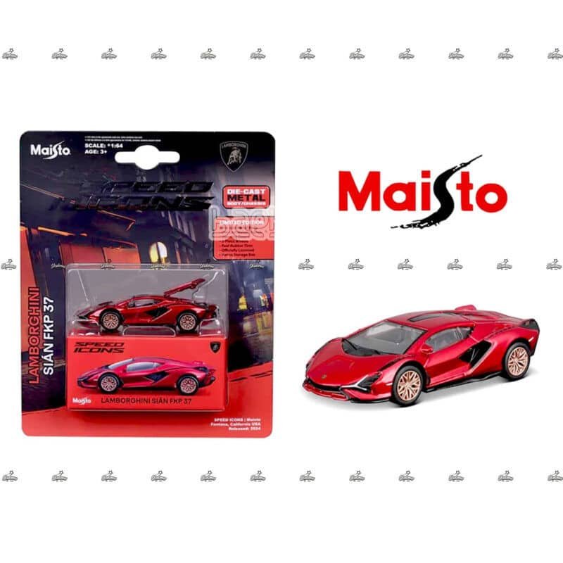 maisto   lamborghini sian fkp 37 speed icons