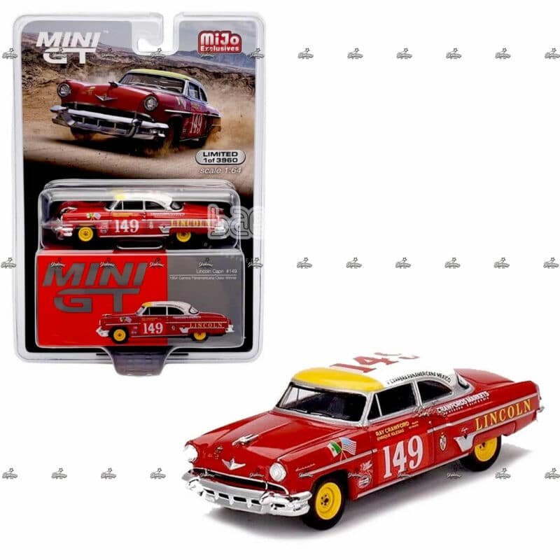 mini gt   lincoln capri 149 1954   carrera panamericana class winner 611