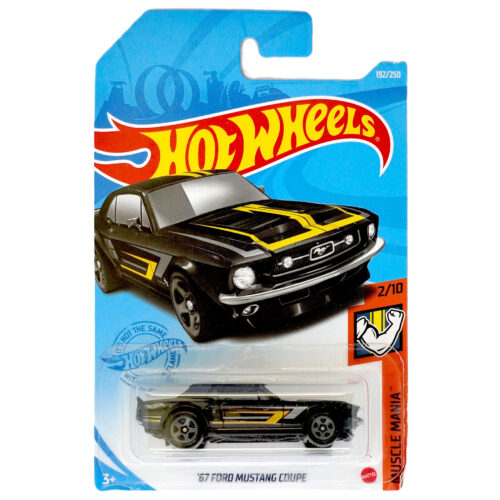 Hot Wheels  67 Ford Mustang Coupe   MUSCLE MANIA