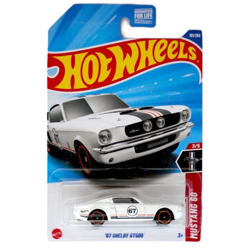 Hot Wheels   67 Shelby GT500   MUSTANG 60 H CASE US CARD