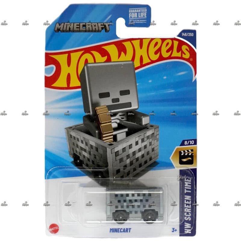 Hot Wheels   Minecraft   HW SCREEN TIME H CASE US CARD