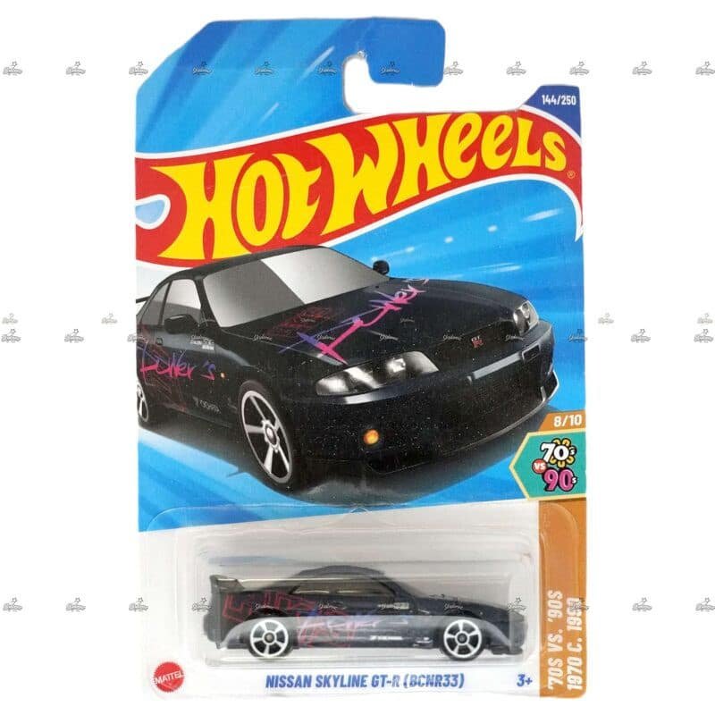 Hot Wheels   Nissan Skyline GT R BCNR33   70S VS 90S 2025