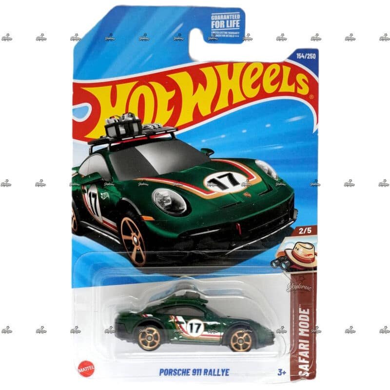 Hot Wheels   Porsche 911 Rallye   SAFARI MODE H CASE US CARD