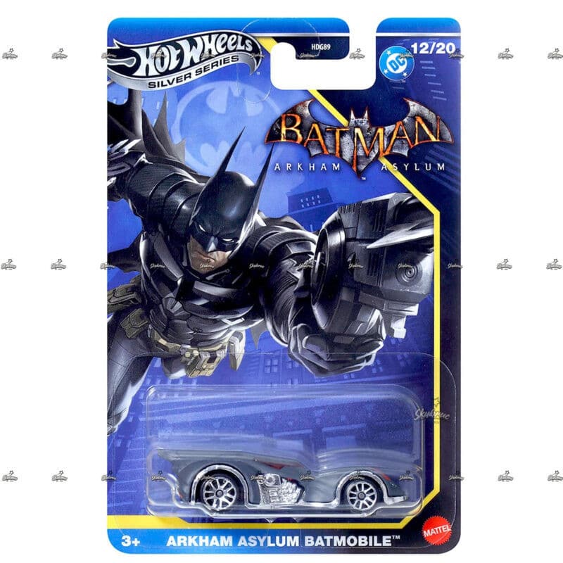 Hot Wheels Silver Series   Arkham Asylum Batmobile   Batman 2025