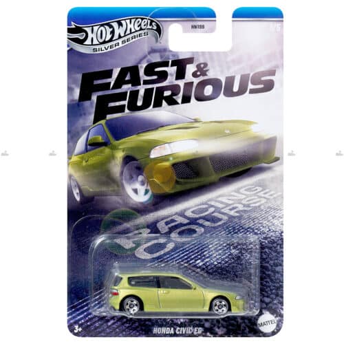 Hot Wheels Silver Series   Honda Civic EG   FAST FURIOUS RACING COURSE 2025