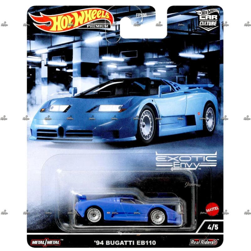 Hot Wheels Premium   94 Bugatti EB110   EXOTIC ENVY 2021