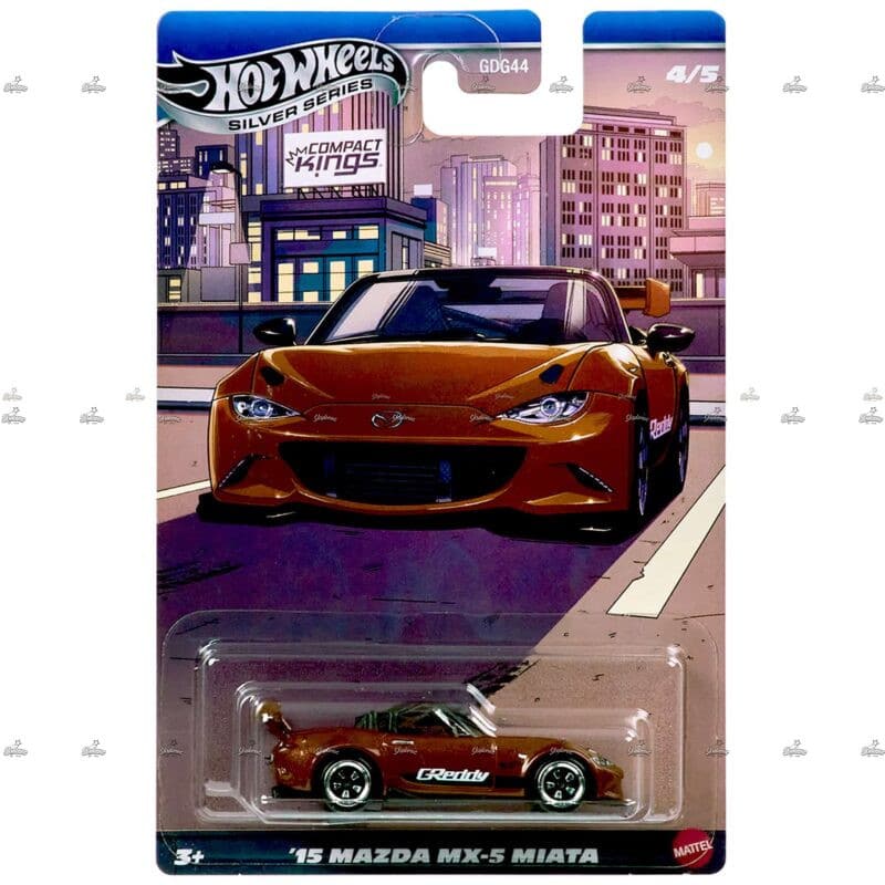 Hot Wheels Silver Series   15 Mazda MX 5 MIIATA   COMPACT KINGS 2025