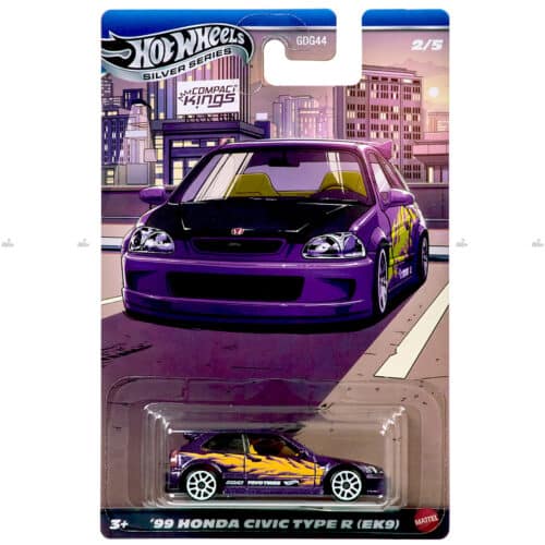 Hot Wheels Silver Series   99 Honda Civic Type R EK9  COMPACT KINGS 2025