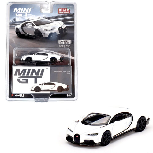 MINI GT   Bugatti Chiron Super Sport White