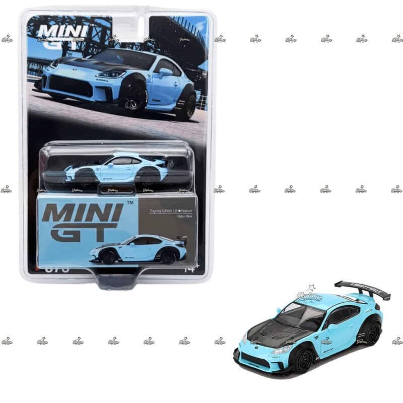 MINI GT   Toyota GR86 LB Nation Baby Blue 873