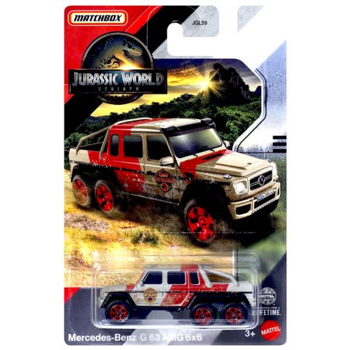 Matchbox Exclusive   Mercedes Benz G63 AMG 6X6  JURASSIC WORLD REBIRTH EDITION 2025