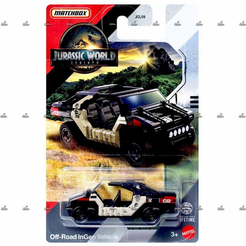 Matchbox Exclusive   Off Road InGen Vehicle   JURASSIC WORLD REBIRTH EDITION 2025
