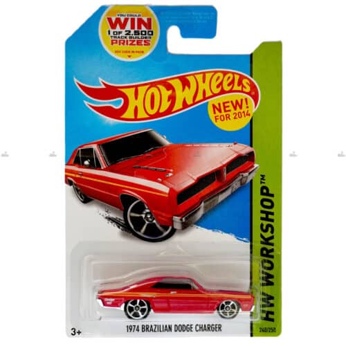 Hot Wheels   1974 Brazilian Dodge Charger   HW WORKSHOP