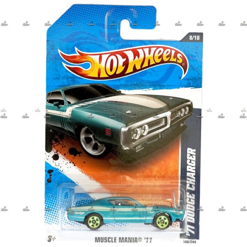 Hot Wheels   71 Dodge Charger   MUSCLE MANIA 11