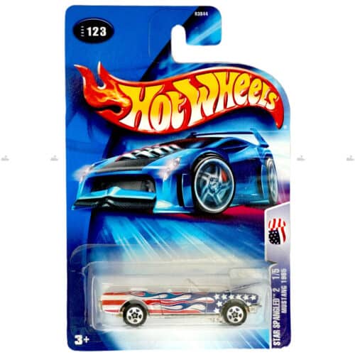 Hot Wheels Blue Card   1965 Mustang   STAR SPANGLED 2