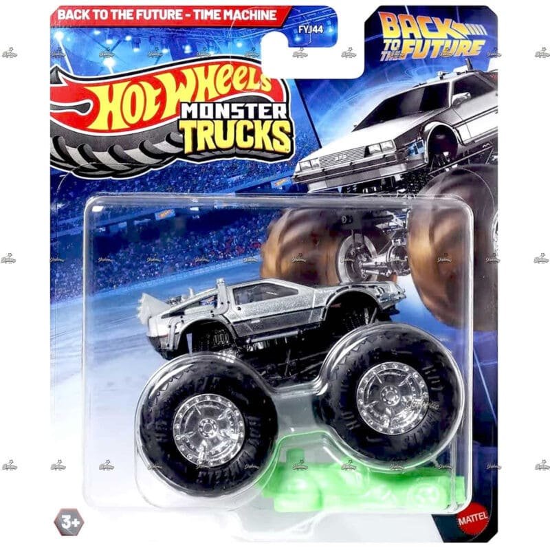Hot Wheels Monster Trucks   Back To The Future Time Machine 2024