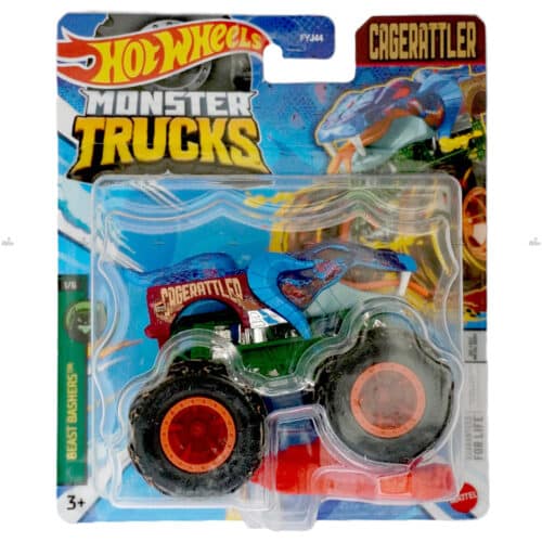 Hot Wheels Monster Trucks   Cagerattler   BEAST BASHERS