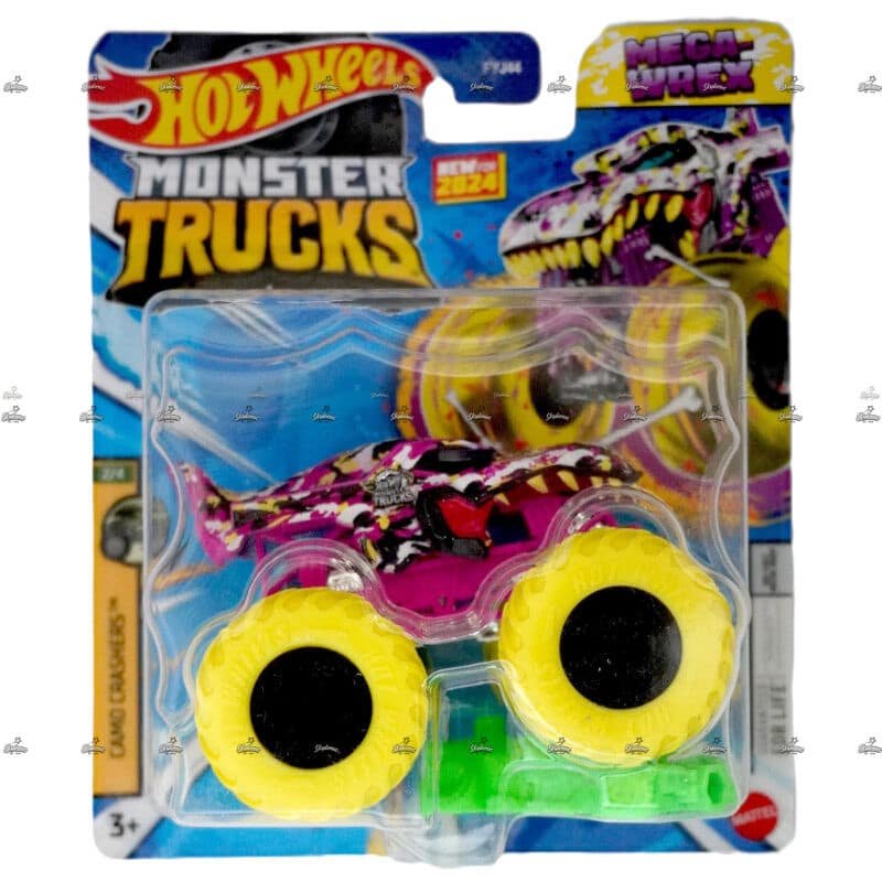 Hot Wheels Monster Trucks  Mega Wrex   CAMO CRASHERS