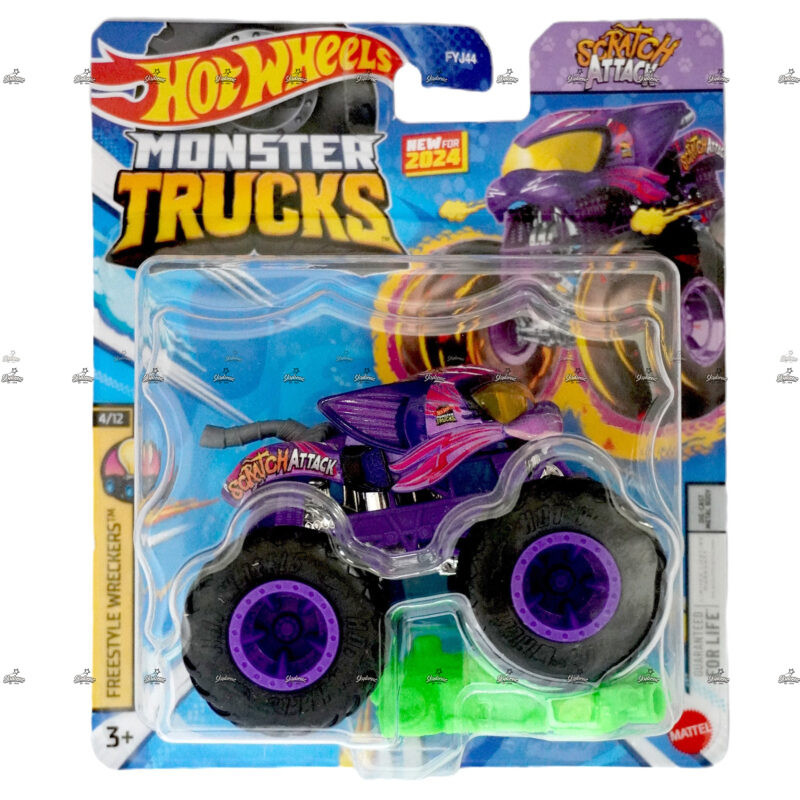 Hot Wheels Monster Trucks   Scratch Attack   FREESTYLE WRECKERS 2024