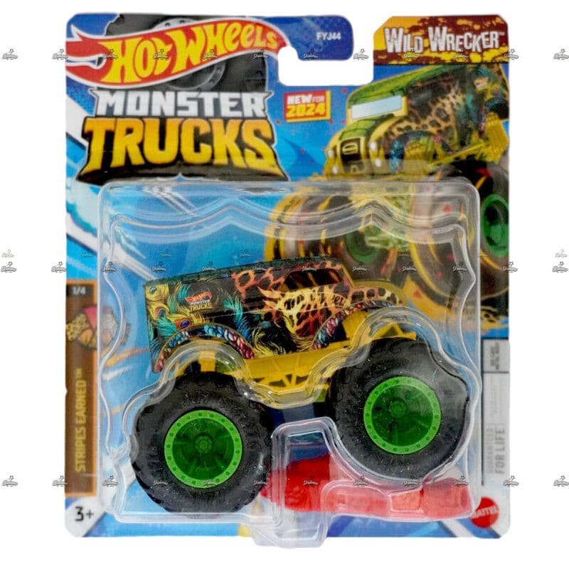 Hot Wheels Monster Trucks   Wild Wreck   STRIPES EARNED 2024