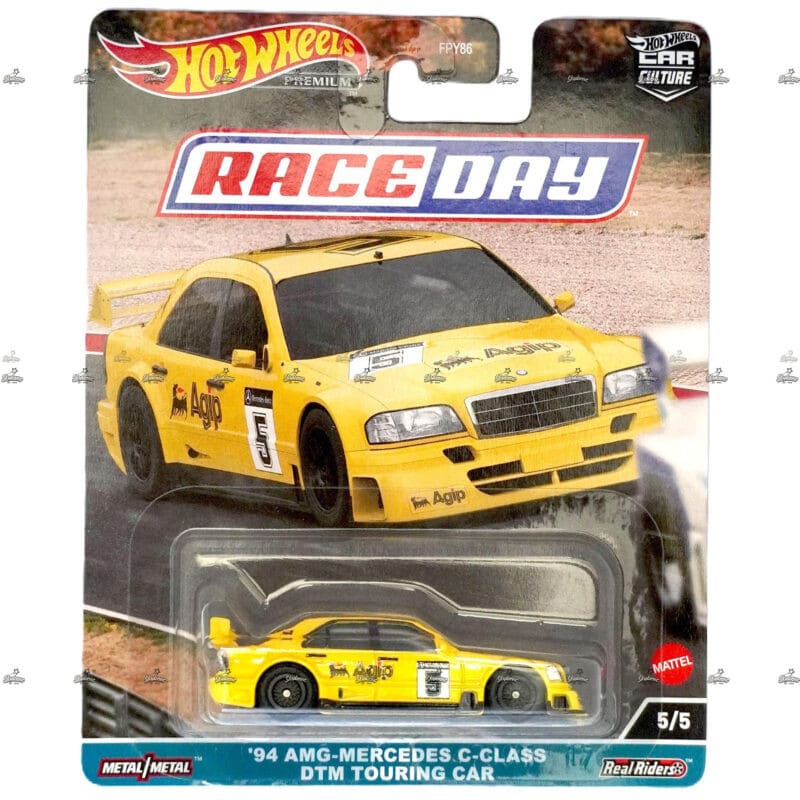 Hot Wheels Premium   94 AMG Mercedes C  Class DTM Touring car   RACE DAY