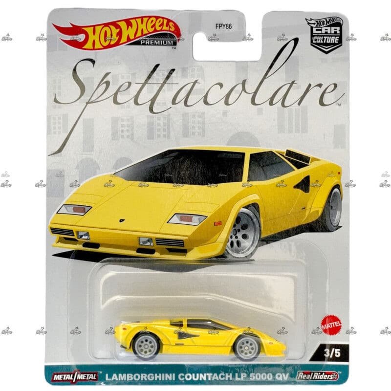Hot Wheels Premium   Lamborghini Countach LP 5000 QV   SPETTACOLARE