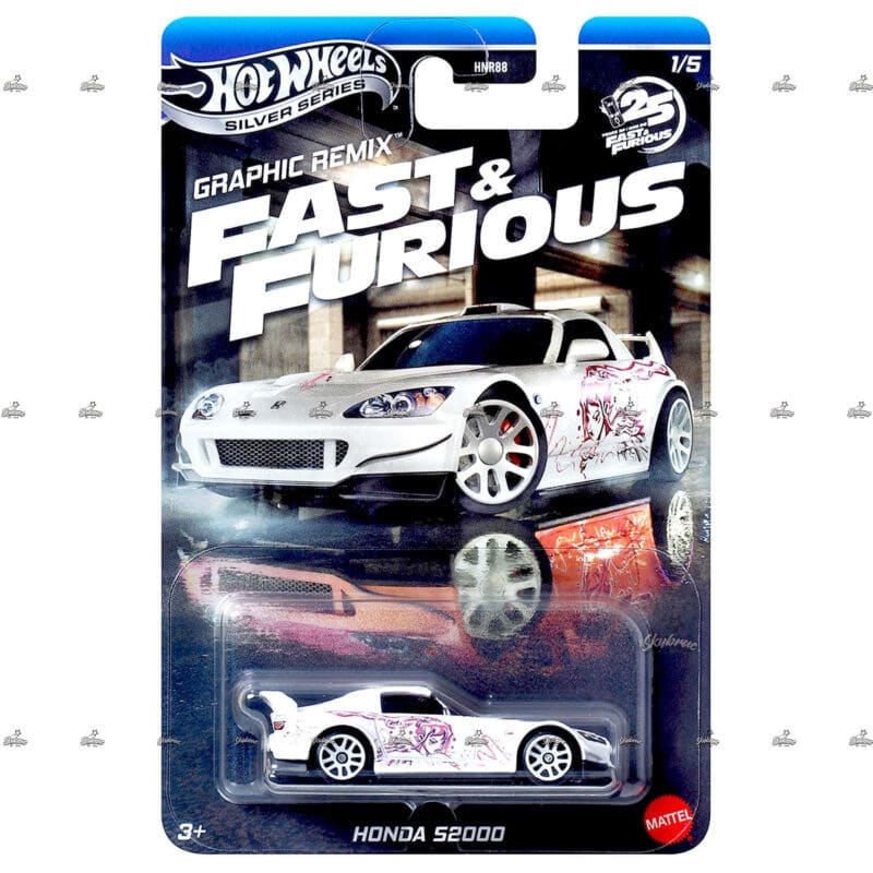 Hot Wheels Silver Series   Honda S200   GRAPHIC REMIX FAST FURIOUS 2025