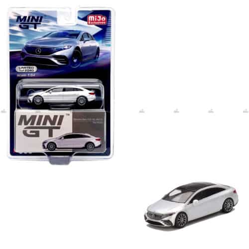MINI GT   Mercedes Benz EQS 580 4MATIC Silver Metallic 508