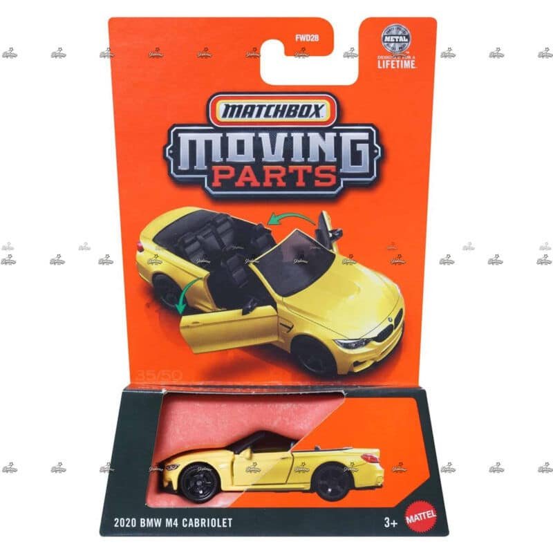 Matchbox Moving Parts 2020 BMW M4 Cabriolet 2025