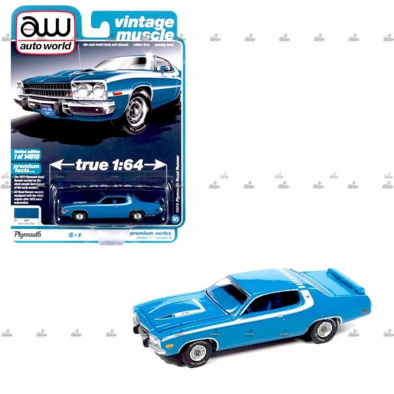 Autoworld   1973 Plymouth Road Runner   VINTAGE MUSCLES