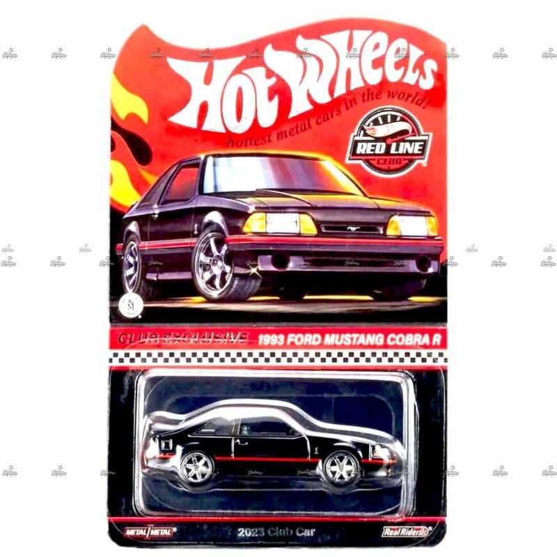 Hot Wheels   1993 Ford Mustang Cobra R   RED LINE CLUB