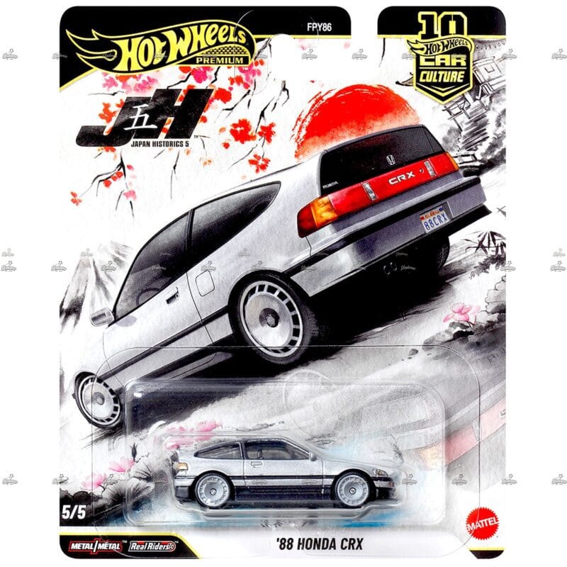 Hot Wheels Premium   88 Honda CRX   JAPAN HISTORICS 5