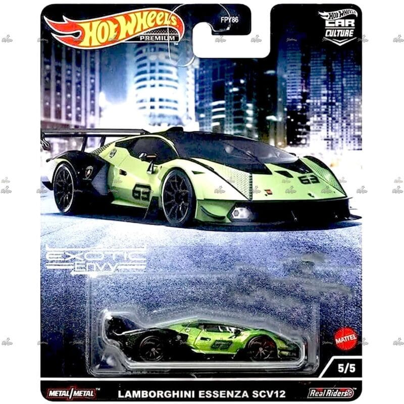 Hot Wheels Premium   Lamborghini Essenza SCV12   EXOTIC ENVY
