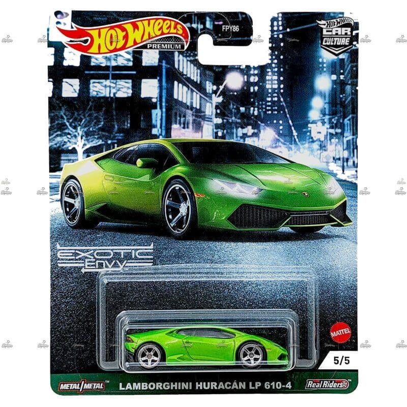 Hot Wheels Premium Lamborghini Huracan LP 610 4 EXOTIC ENVY