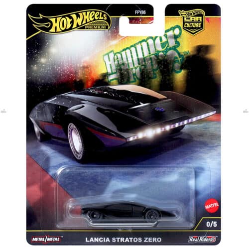 Hot Wheels Premium   Lancia Stratos Zero   HAMMER DROP Chase