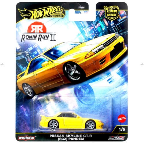 Hot Wheels Premium   Nissan Skyline GT R R32 Pandem   RONIN RUN II