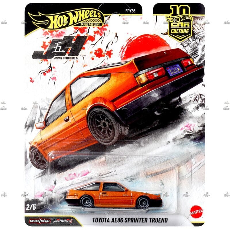 Hot Wheels Premium   Toyota AE86 Sprinter Trueno   JAPAN HISTORICS 5