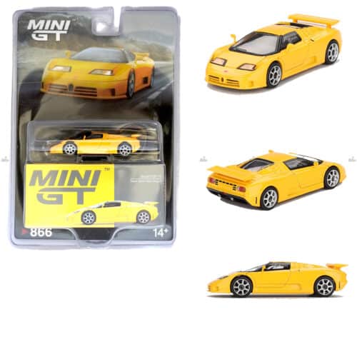 MINI GT   Bugatti EB110 Super Sport Giallo Bugatti 866