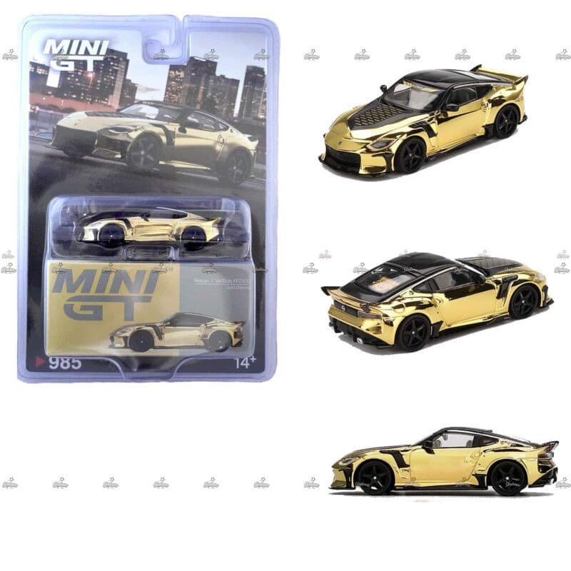 MINI GT   Nissan Z Veilside FFZ400   Gold Chrome 985 S
