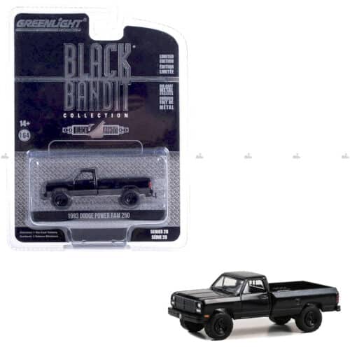 Greenlight   1993 Dodge Power RAM 250   BLACK BANDIT COLLECTION