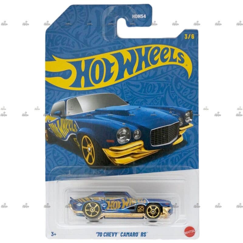 Hot Wheels Exclusive   70 Chevy Camaro RS   58 th ANNIVERSARY EDITION