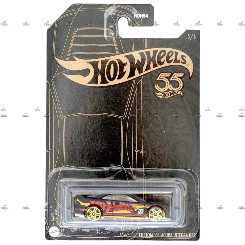 Hot Wheels Exclusive   Custom 01 Acura Integra GSR   55 th ANNIVERSARY EDITION
