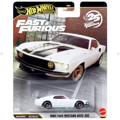 Hot Wheels Premium   1969 Ford Mustang Boss 302   FAST FURIOUS 25th ANNIVERARY EDITION 2026
